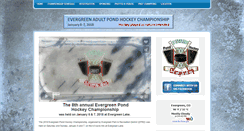 Desktop Screenshot of evergreenpondhockey.com